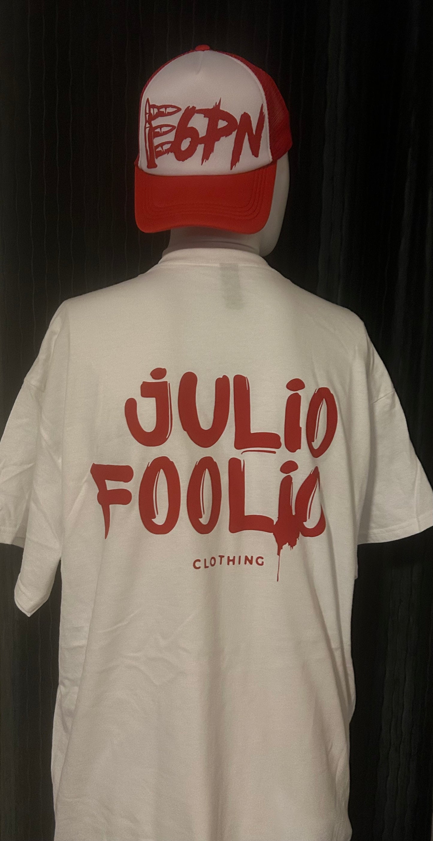 OFFICIAL JULIO FOOLIO WHITE TEE SHIRT