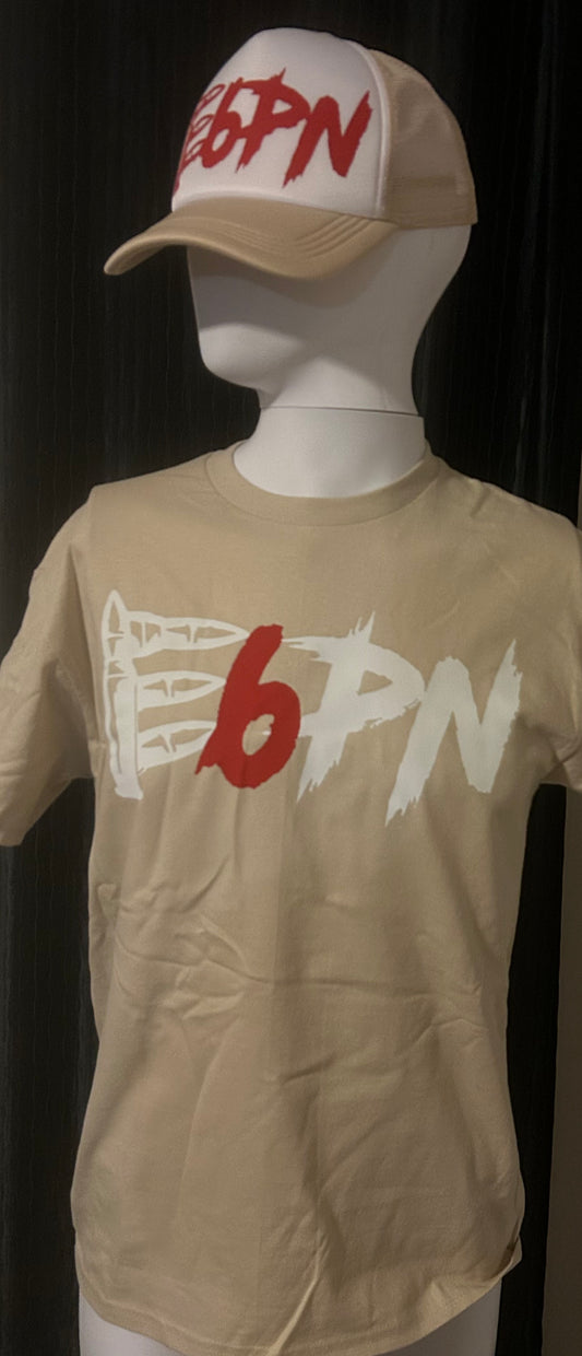 OFFICIAL JULIO FOOLIO E6PN BEIGE TEE SHIRT