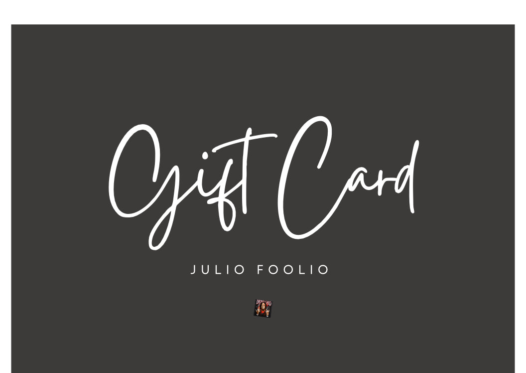 Foolio Merch Julio Foolio Gift Card – Julio Foolio™️ Official Merchandise